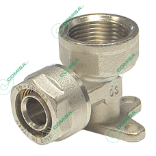 Колено настенное 1/2"х16 Ravani