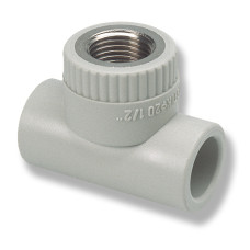 Тройник переходной с металлической внутренней резьбой 20x¾"x20 mm