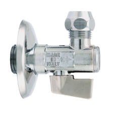 Кран сантехн. c цангой 1/2"х3/8"