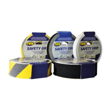 Лента безопасности SAFETY GRIP 25мм х 18м, полупрозрачная (картон)