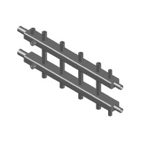 Колектор стальний КС‑100, 5 виходів