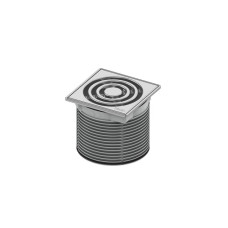 Верхняя вставка TECEdrainpoint S 100х100мм (h=7÷89мм)